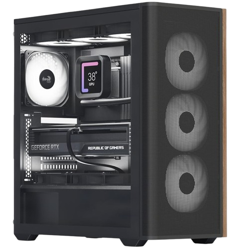 AeroCool D501A-G-BK-v2 Black AeroCool D501A-G-BK-v2 Black