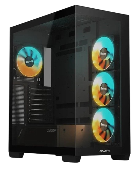 Gigabyte Aorus C500 Panoramic Stealth Tempered Glass Black Gigabyte Aorus C500 Panoramic Stealth Tempered Glass Black